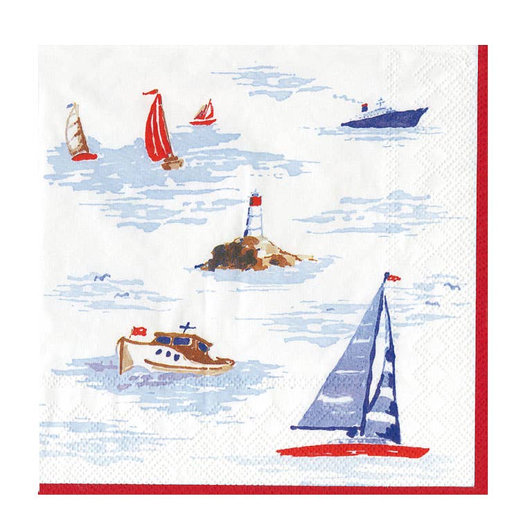 Sm Summer Cruise Napkins-20 Pk