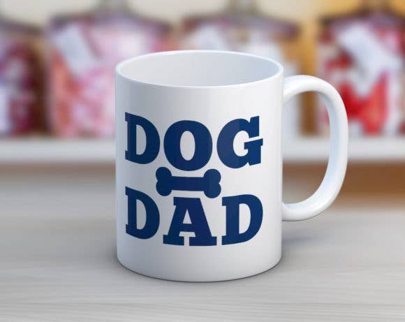 Dog Dad Coffee Mug: 15 Ounce Jumbo