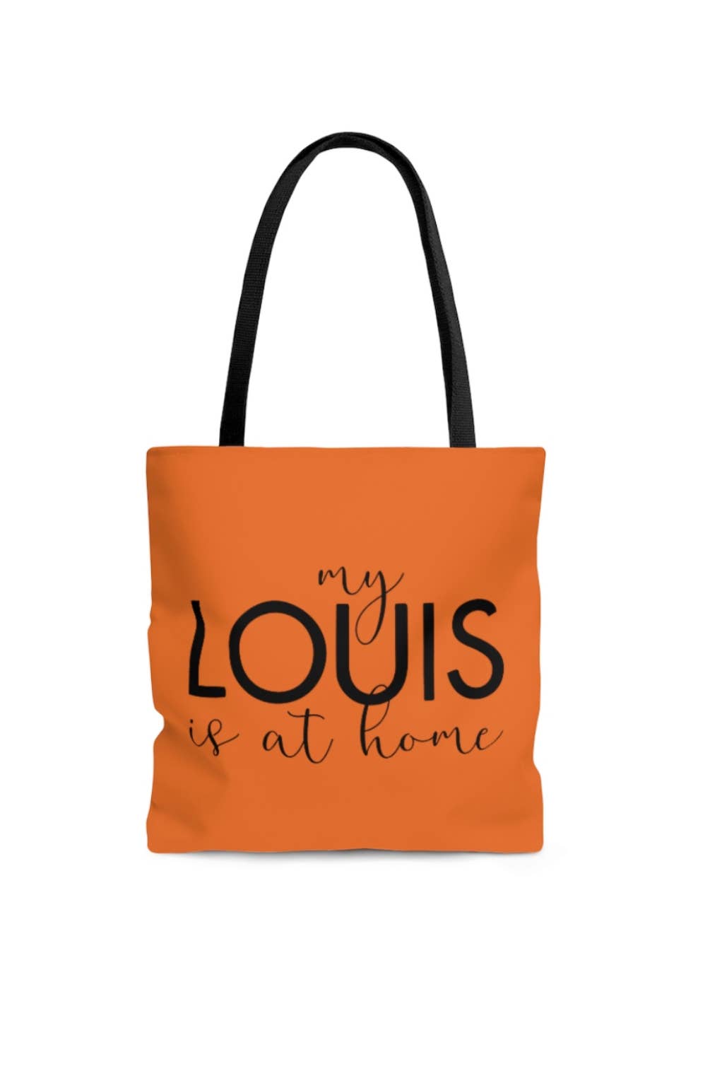 Orange I left my Louis at home east coast tote