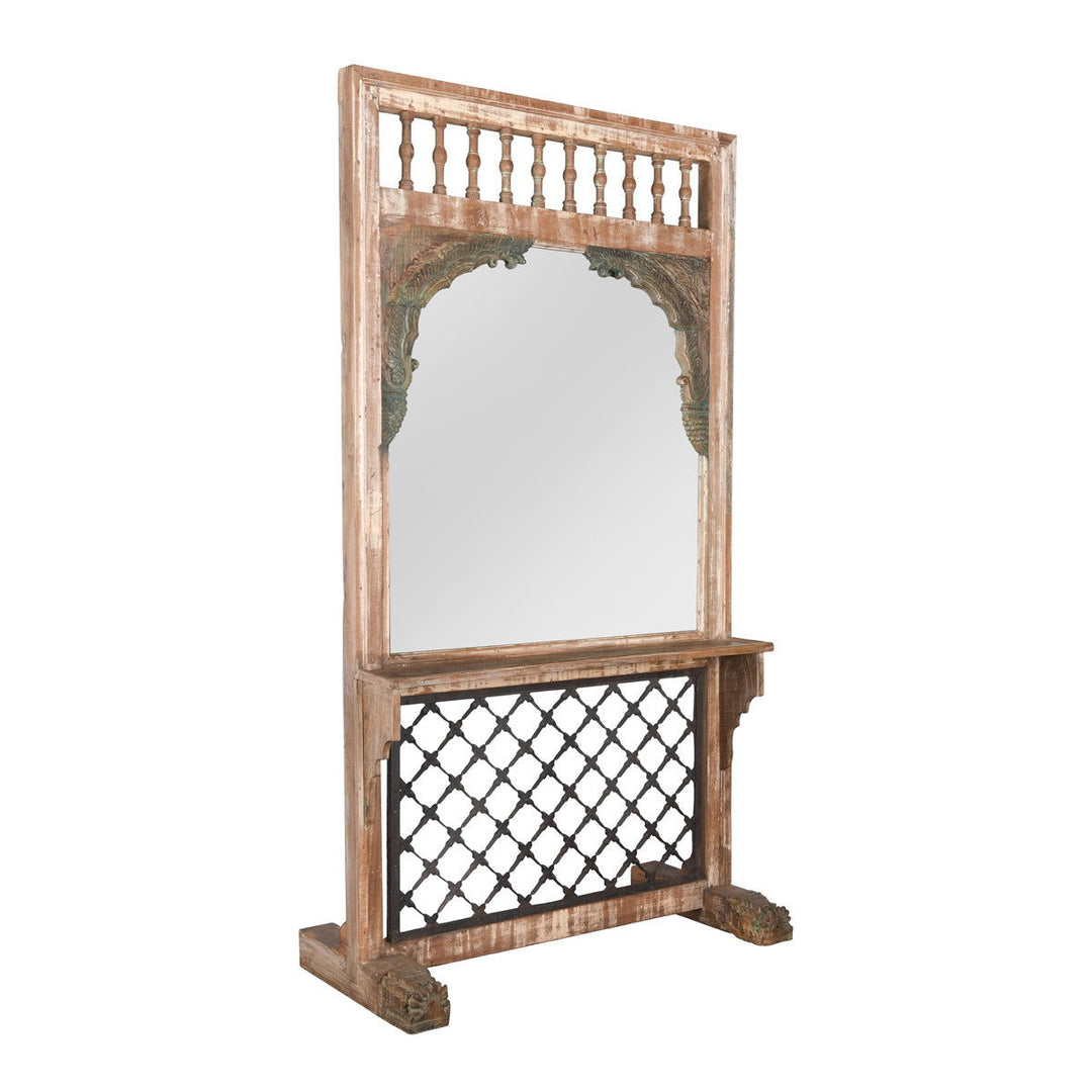 Wood Mirror Frame - Light Brown