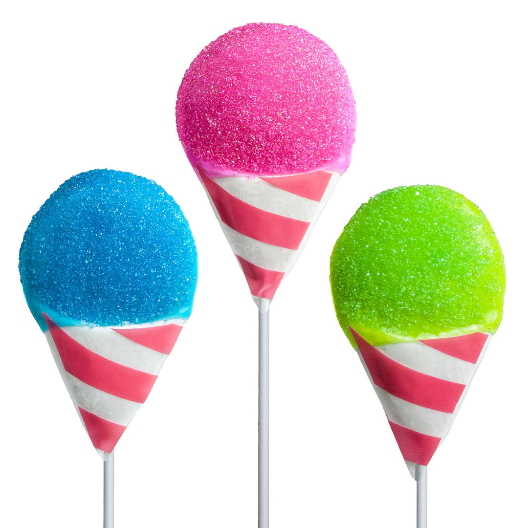 Snow Cone Lollipops - Assorted: 24 pack