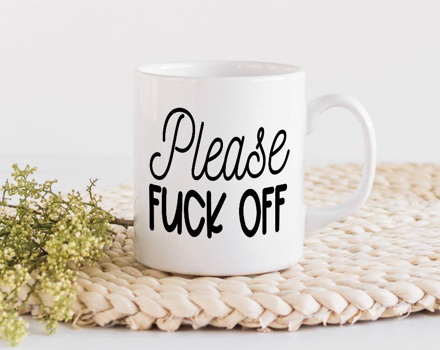 Please Fuck Off Mug: 15 Ounce Jumbo