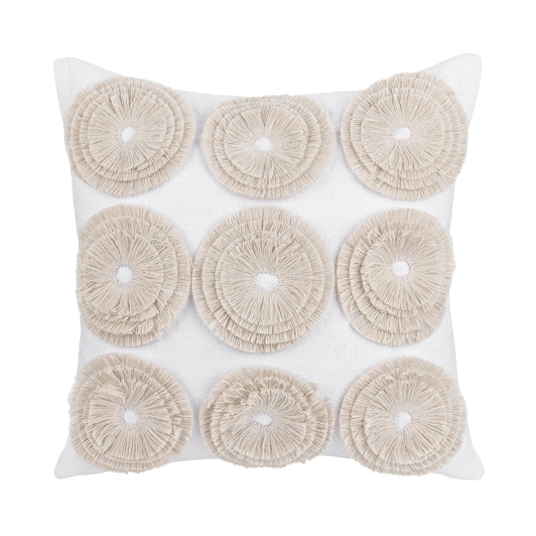 Tranquil Coasts - 22" x 22" Halston Pillow - Ivory