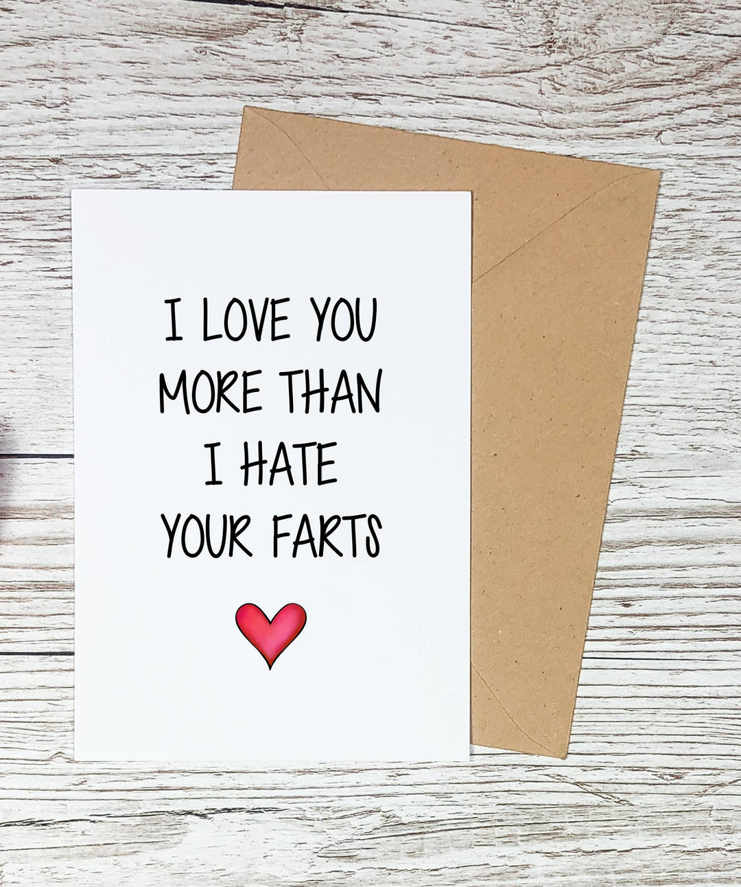 Funny I Love You Card