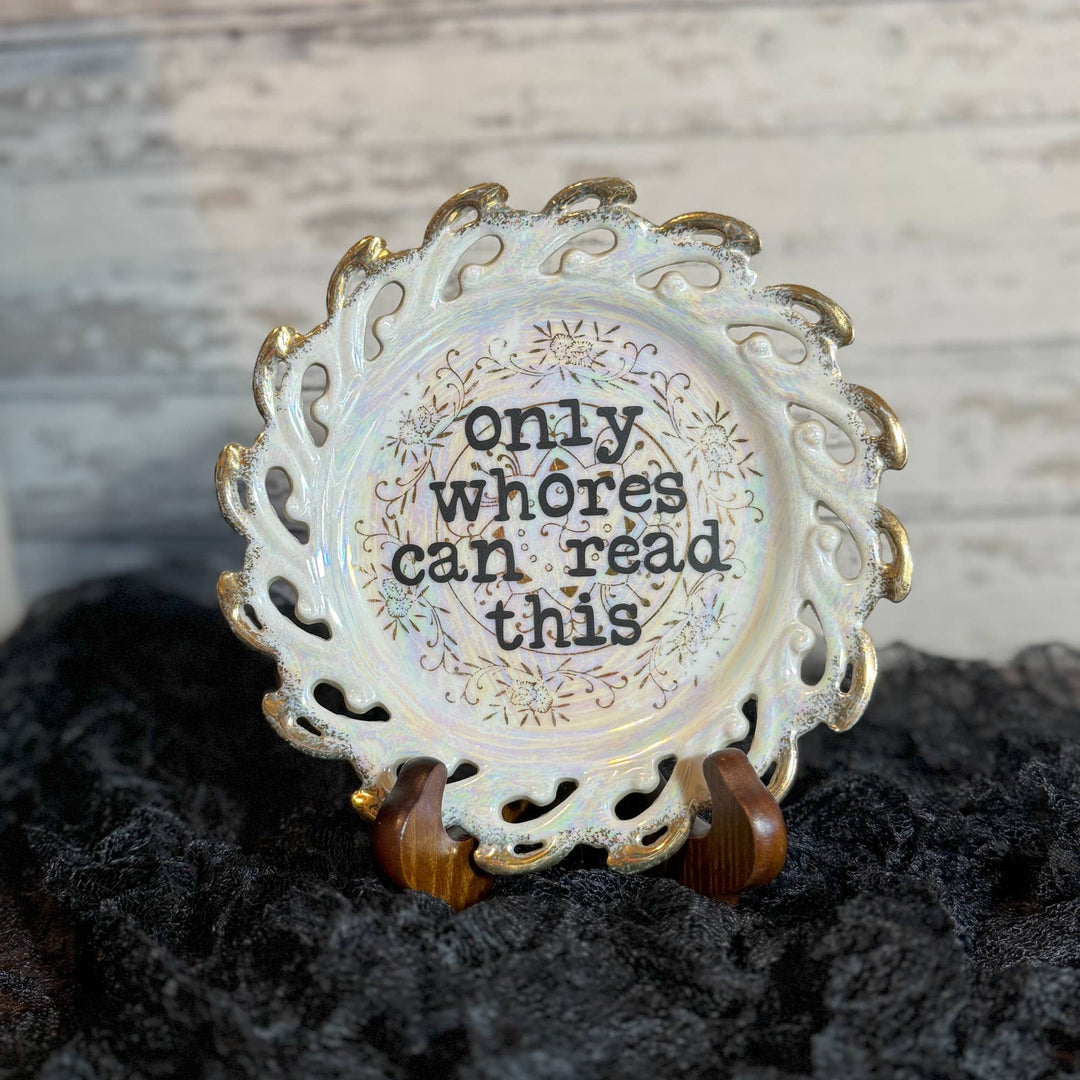 Only Whores #177, Funny Plates, Trending, Decor, Gifts