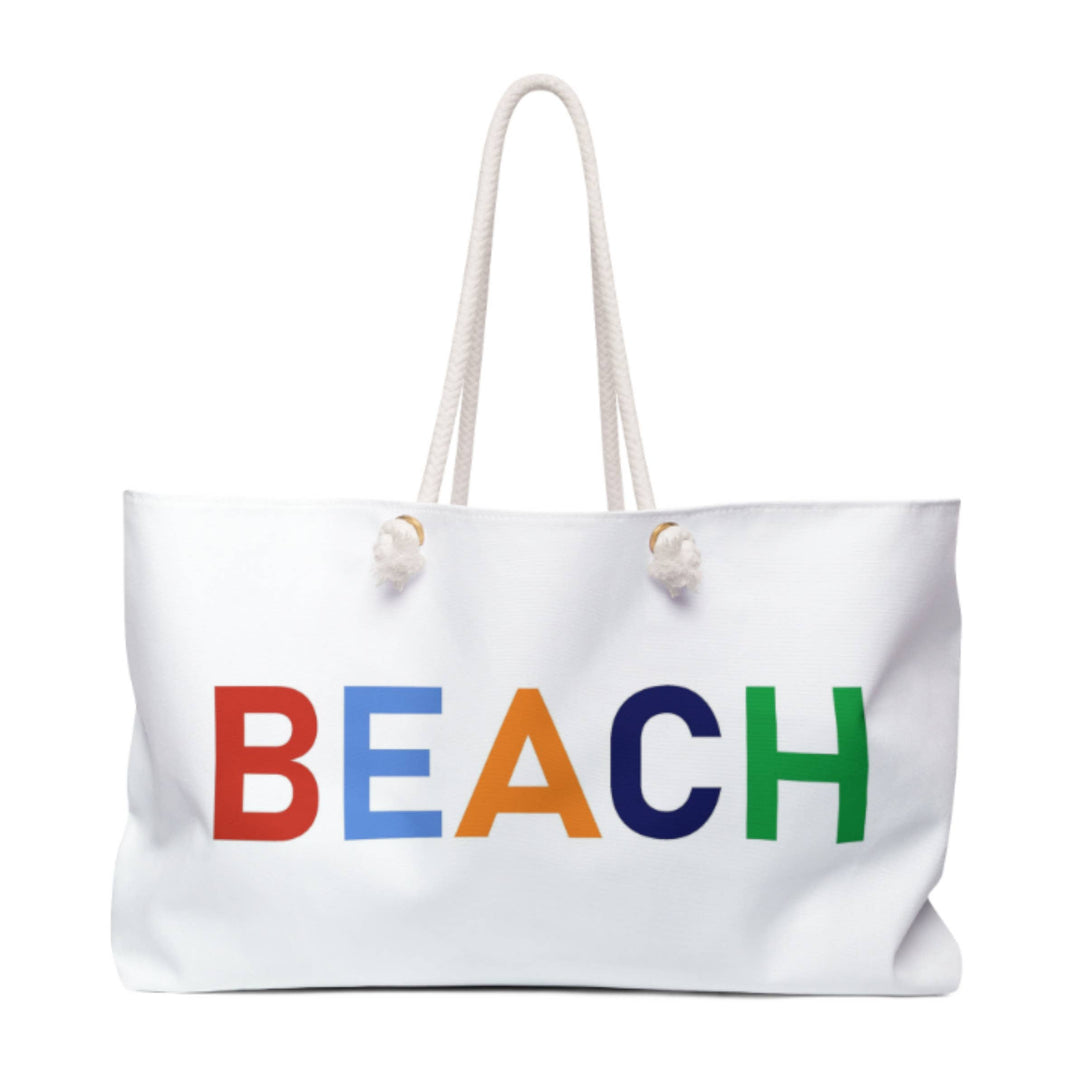 Weekender Tote Bag - Colorful BEACH