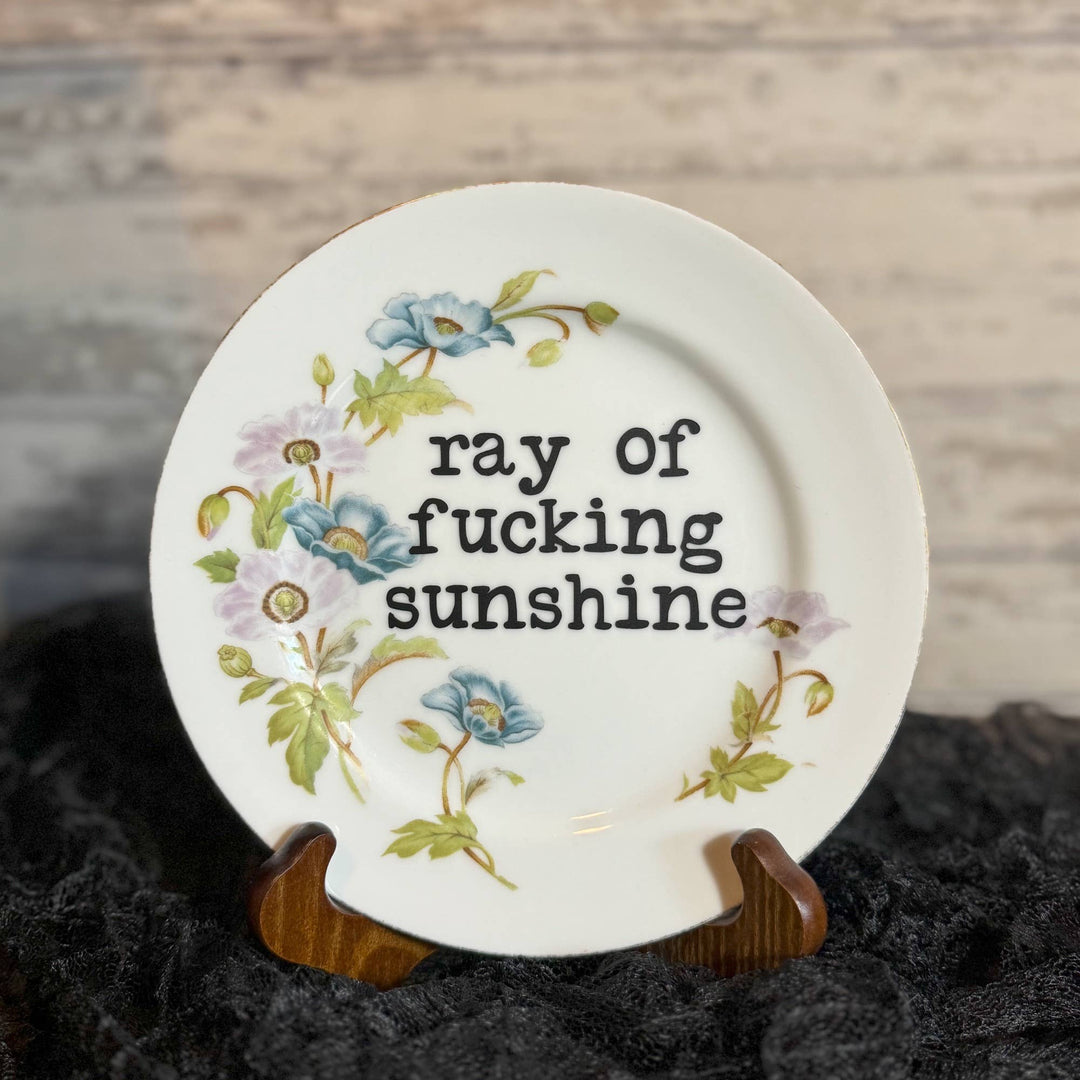 Ray of Sunshine #174 Funny Plates, Trending, Gift Shop