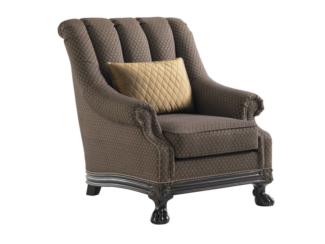 Lexington Upholstery - Cadorna Chair - Dark Brown