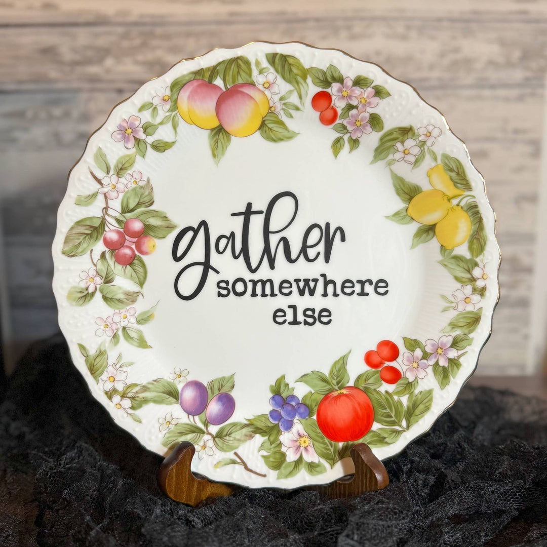 Gather Somewhere #166, Funny Plates, Trending, Funny Decor