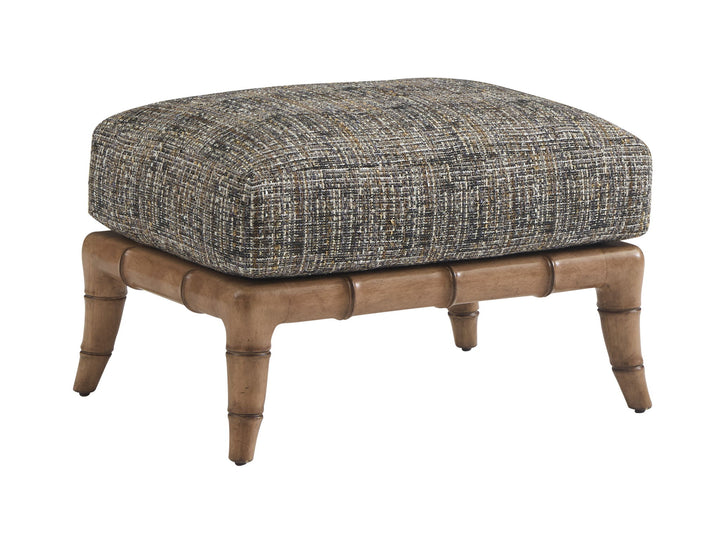 Key Biscayne - Star Island Ottoman - Dark Gray