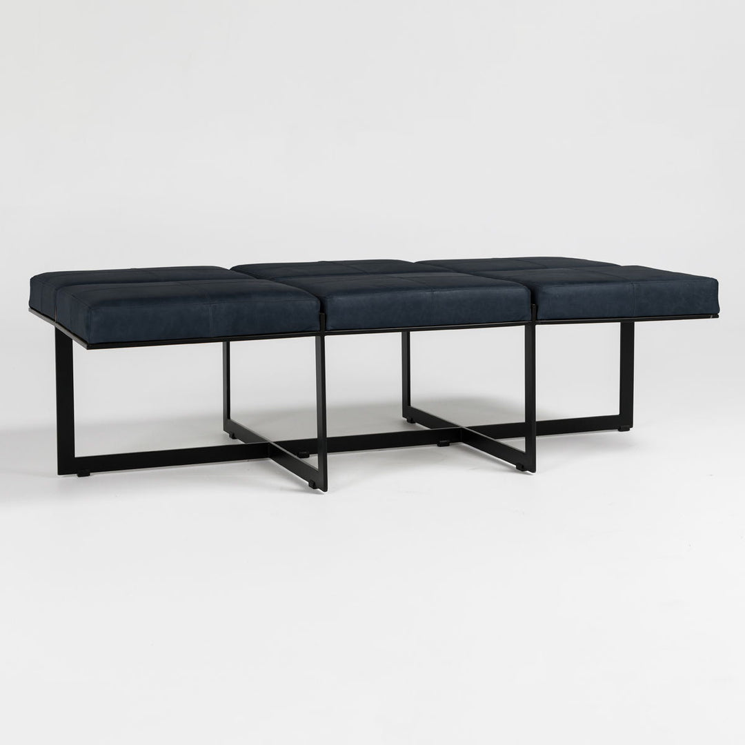 Calvin - Ottoman - Dark Blue