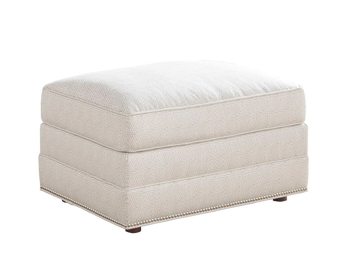 Lexington Upholstery - Bedford Ottoman - White
