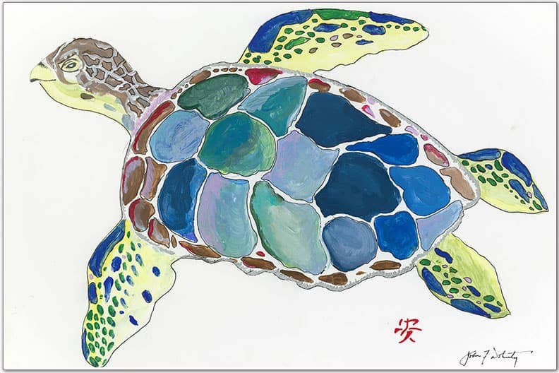 Sea Turtle Placemat: Single