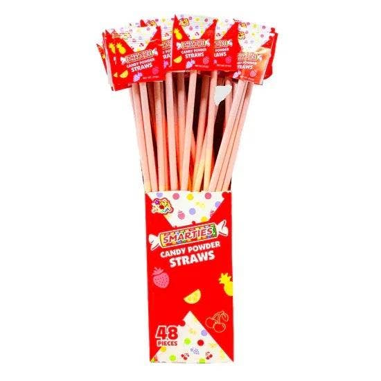 Smarties Giant Pixy Powder Straws, 0.37 Ounce 48 count