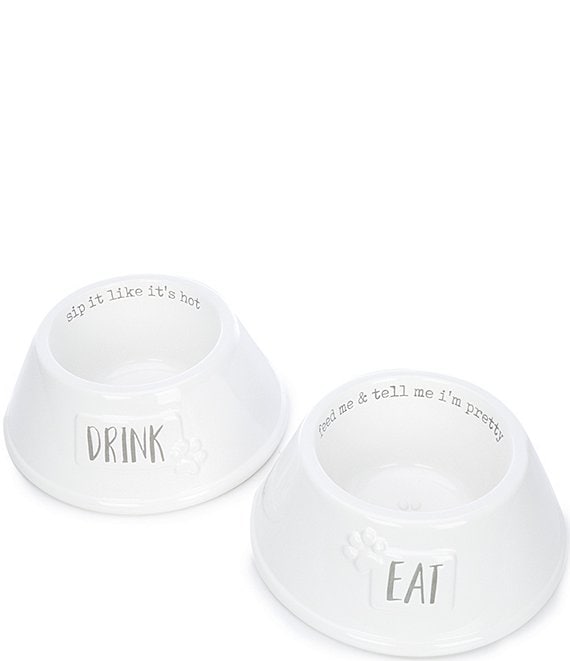 STACED DOG BOWLS