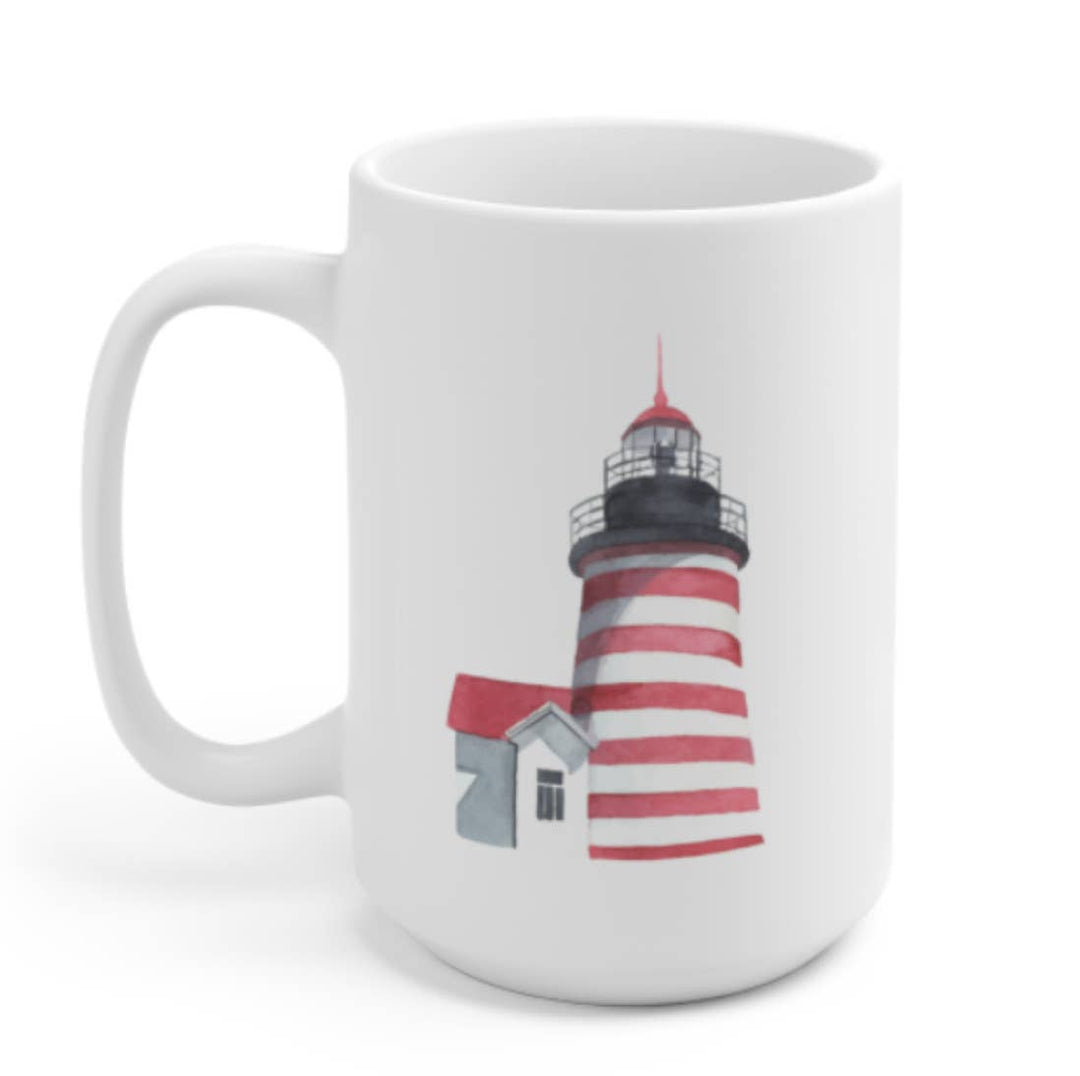 West Quoddy Head Lighthouse Mug