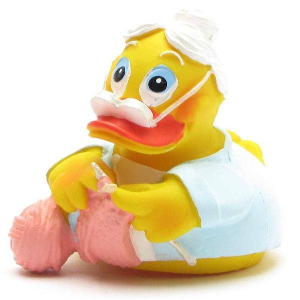 Badeente Oma - Gummiente
