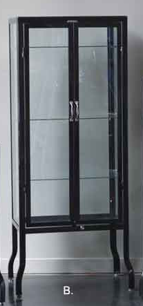 LARGE 2 DOOR CABINET W/ LOCK