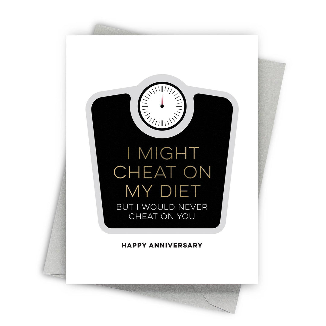 No Cheating Humorous Anniversary Cards