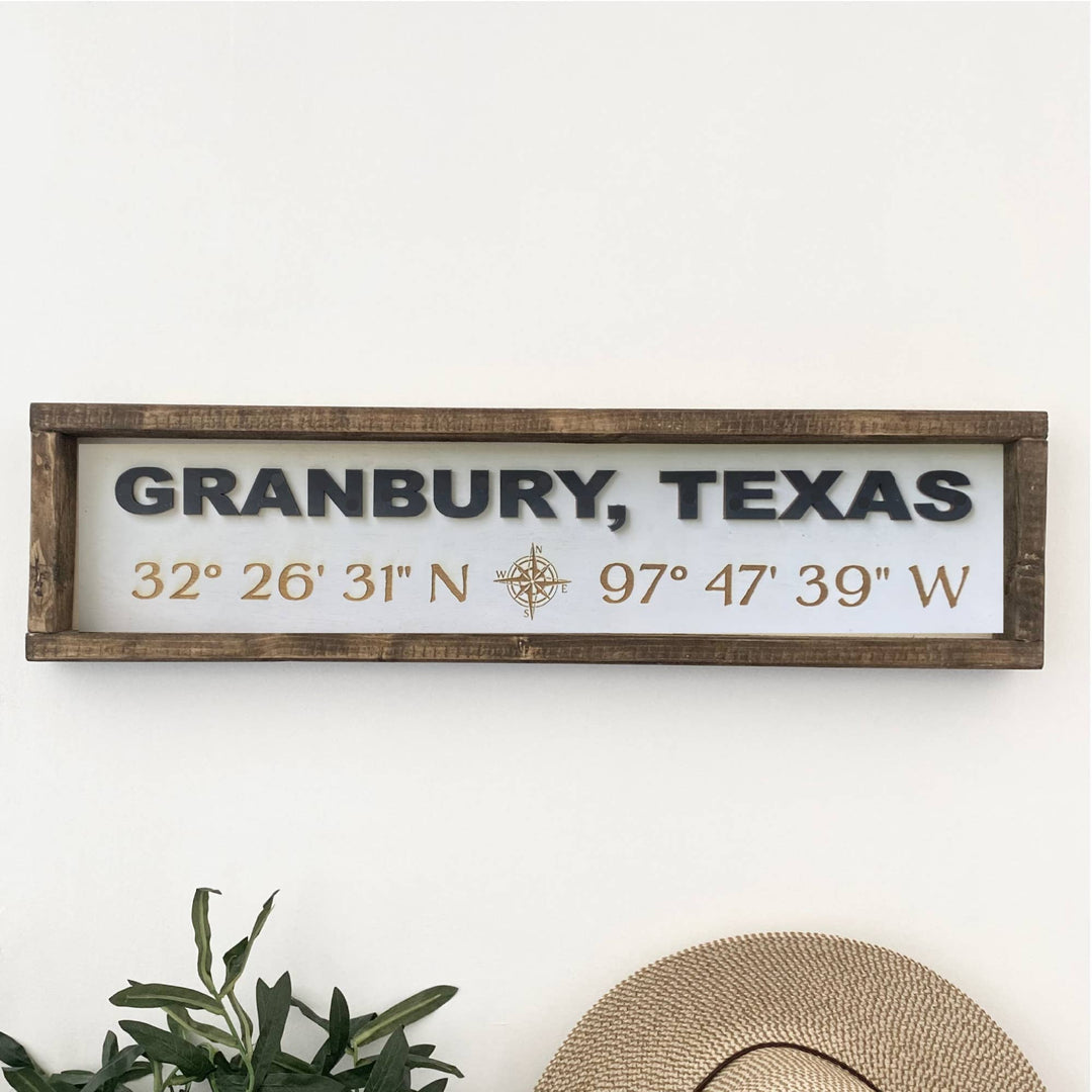 24x6 "Any"City Sign - Block Lettering Coordinate