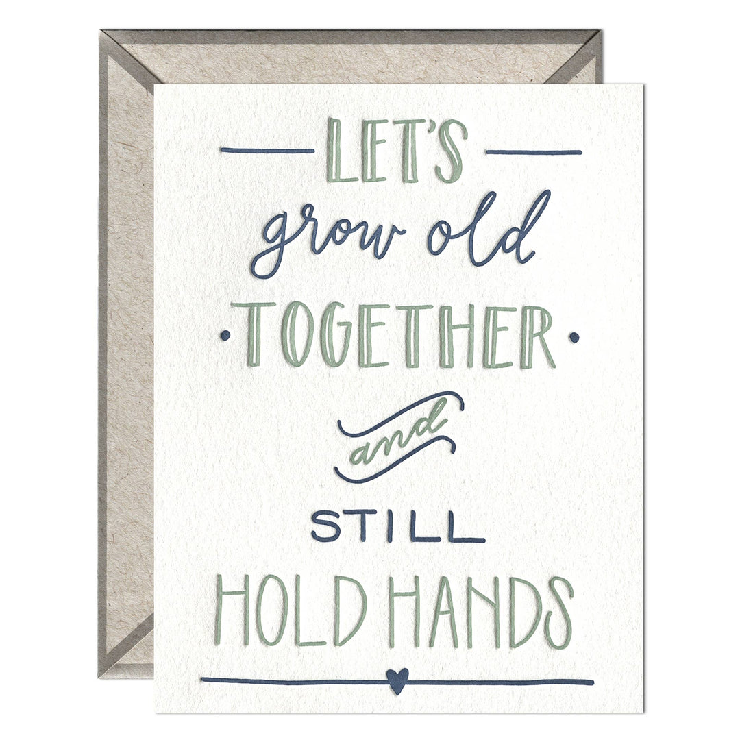 Still Hold Hands - Love + Anniversary card