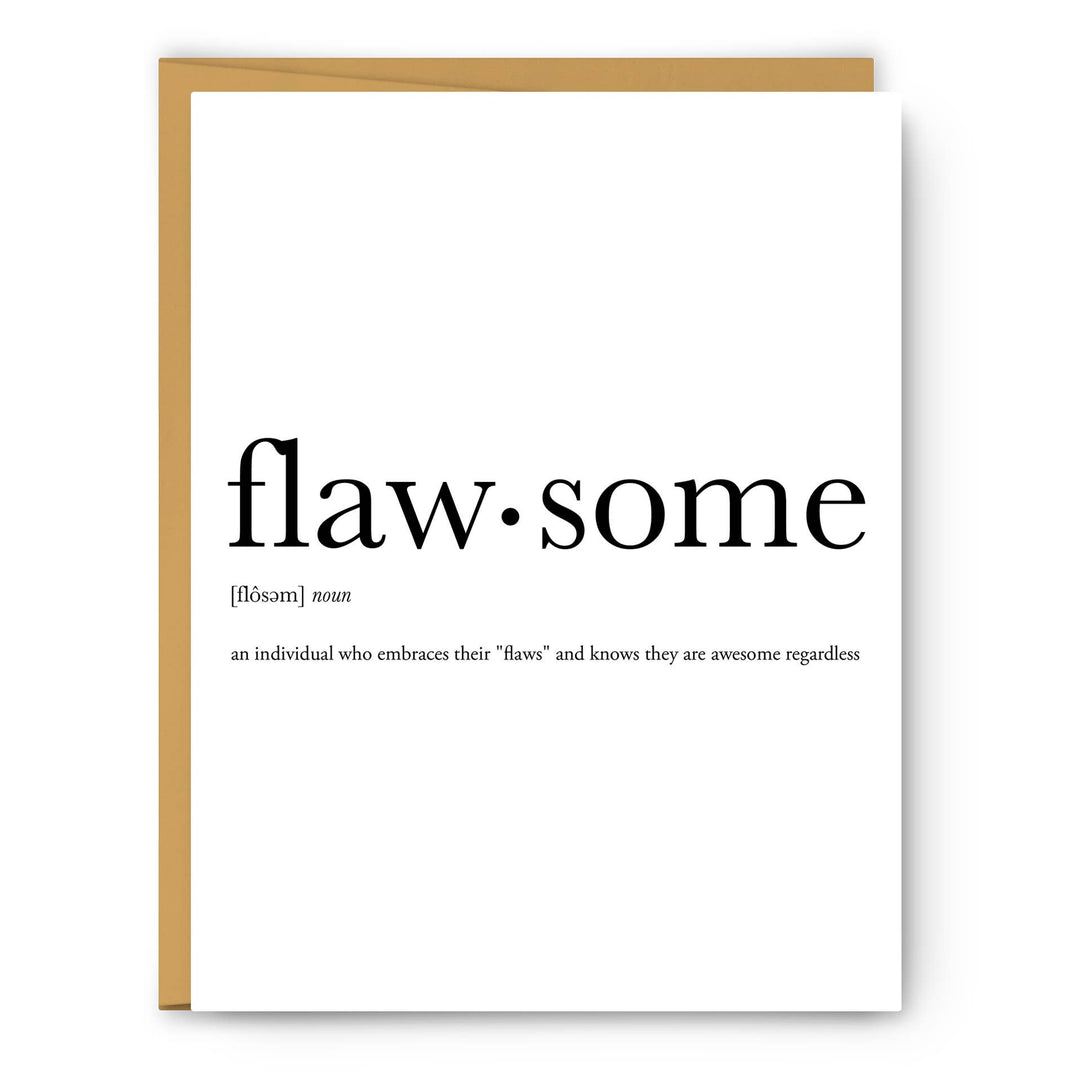 Flawsome Definition - Everyday Card
