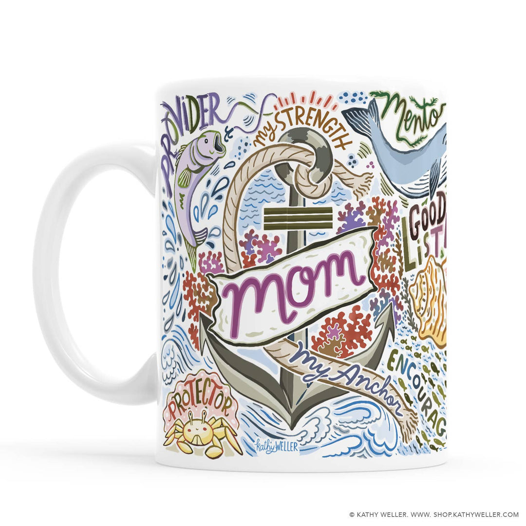 Mom Ocean-Themed Mug