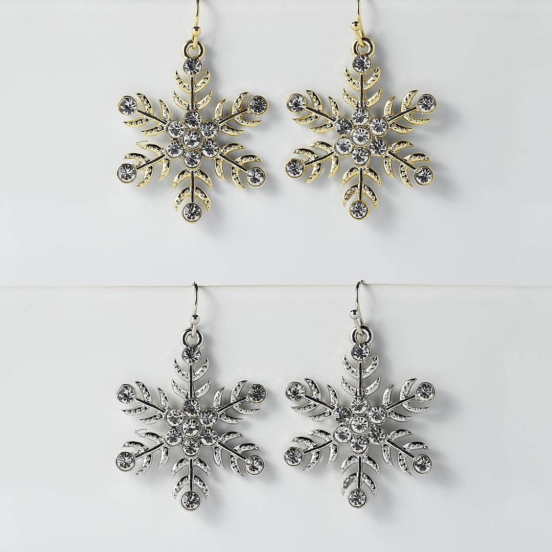 Snowflakes Earrings Mixed 6 Pack