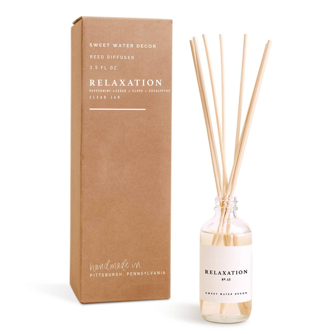 Relaxation Reed Diffuser - Clear Jar - 3.5 oz