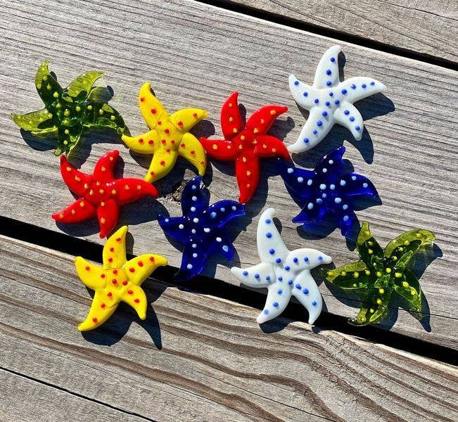 Glass Starfish Sitter Collectible