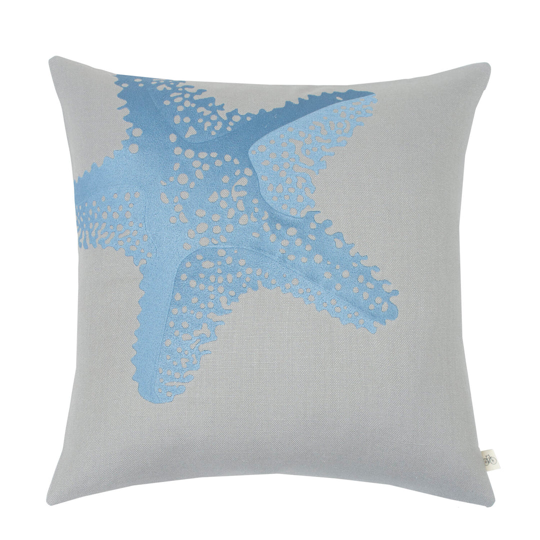 STARFISH EMBROIDERY PILLOW