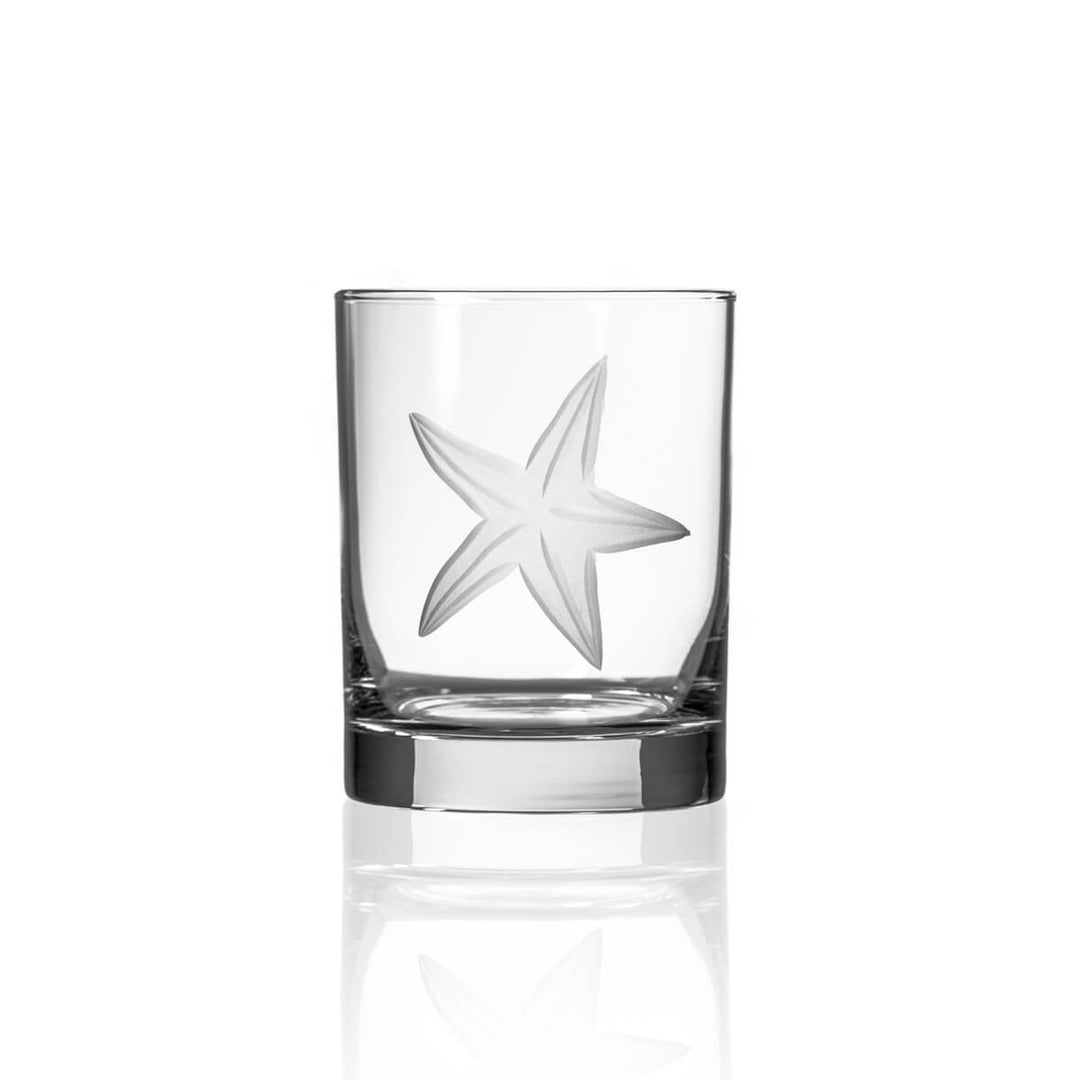 Starfish 13oz Double Old Fashioned Glass