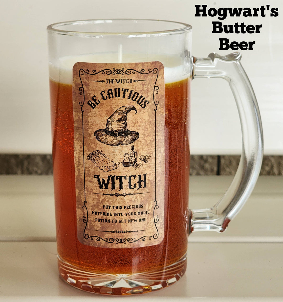 Harry Potter Theme Beer Candle
