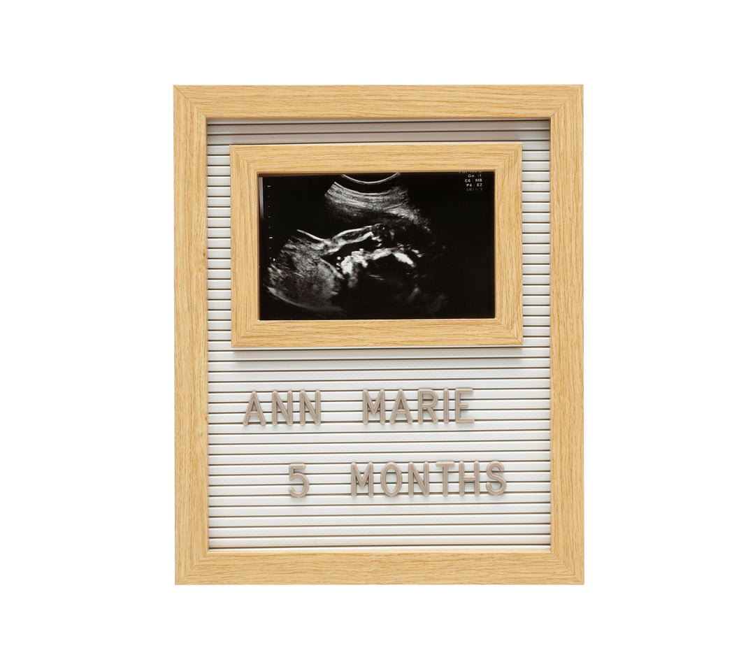 Sonogram Letterboard Frame, Natural