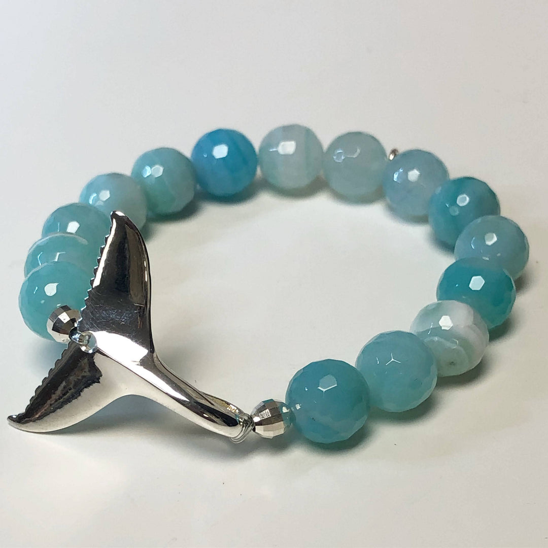 Whale Tail Gemstone Bracelet