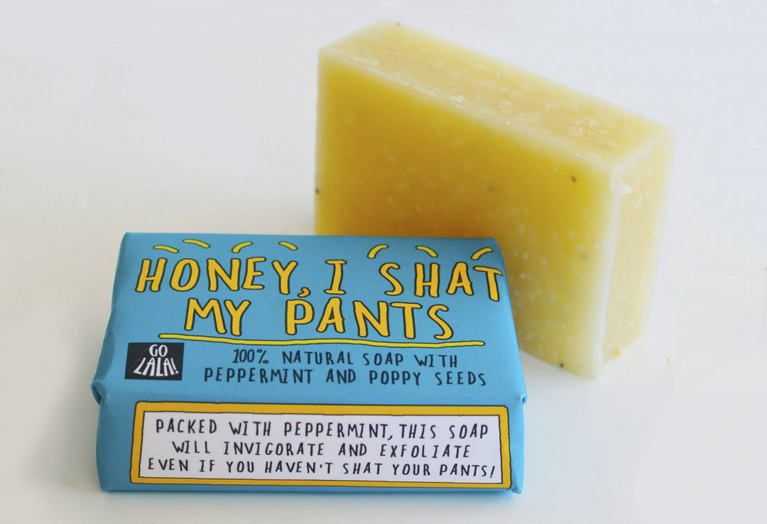 Shat My Pants Soap Bar Funny Rude Novelty Gift Vegan