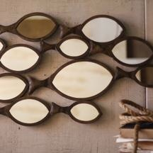 SCHOOL OF FISH WALL ART MIRROR