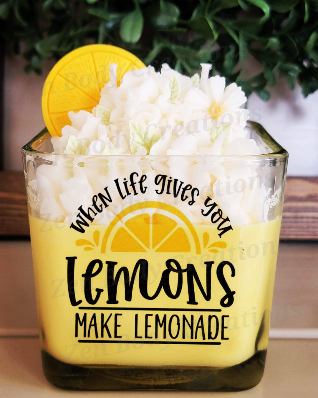 Lemon Zing soy wax candles