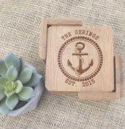 PLYMOUTH ANCHO BAMBOO COASTER SET
