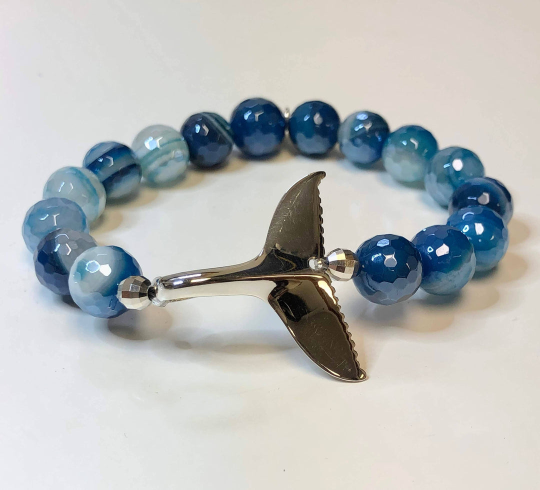 Whale Tail Gemstone Bracelet