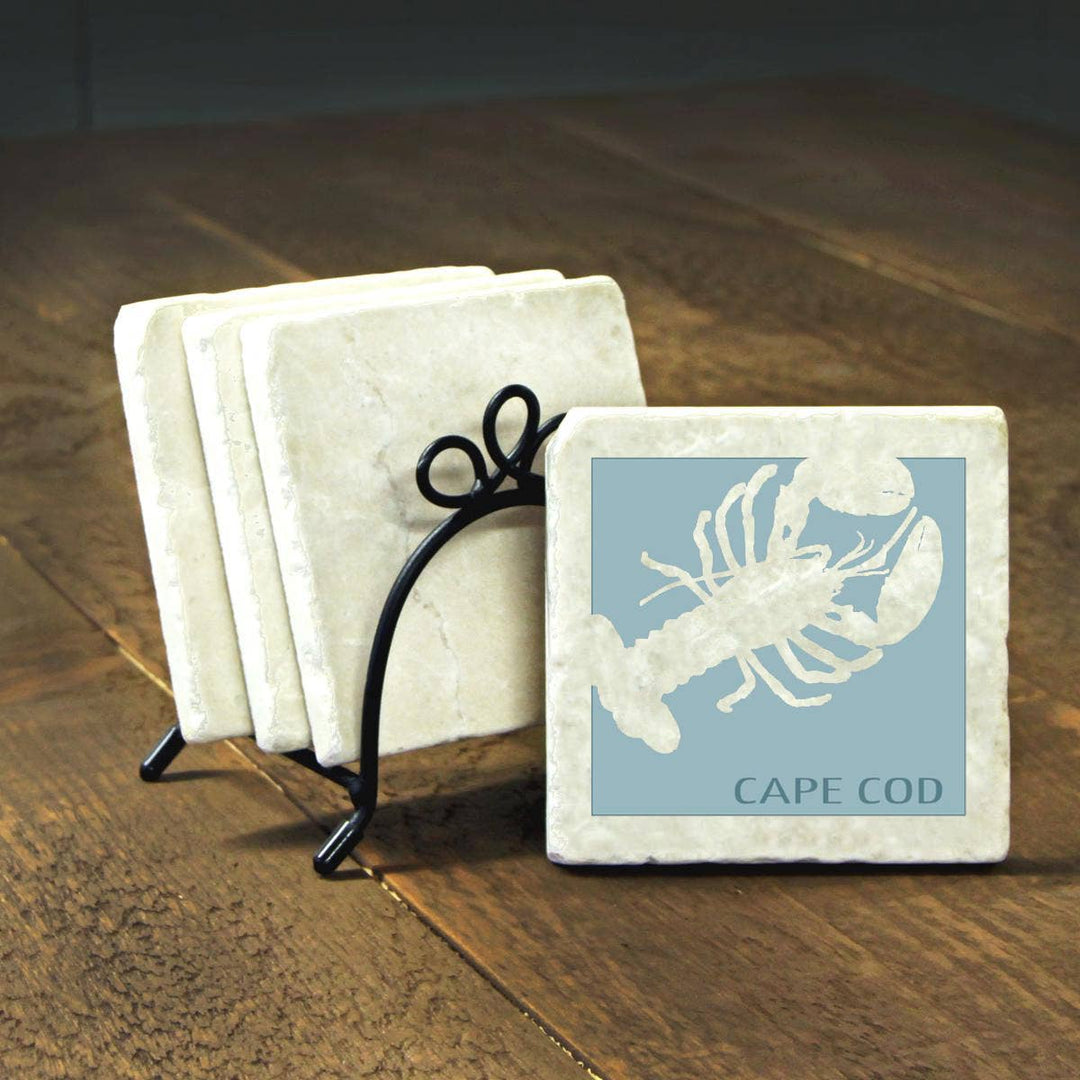 CM3015 (CM711) - Lobster With Teal Background Coasters
