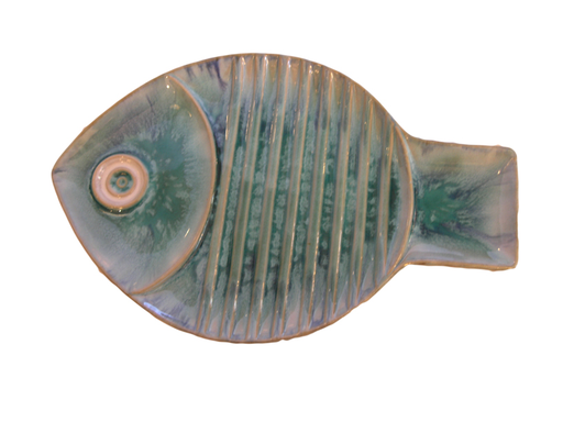 BLUE FISH PLATE MED