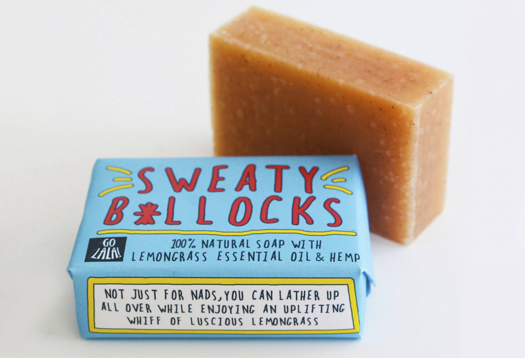 Sweaty B*llocks Soap Bar Funny Rude Novelty Gift Vegan