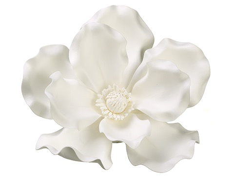 13” MAGNOLIA HANGING FLOWER HEAD