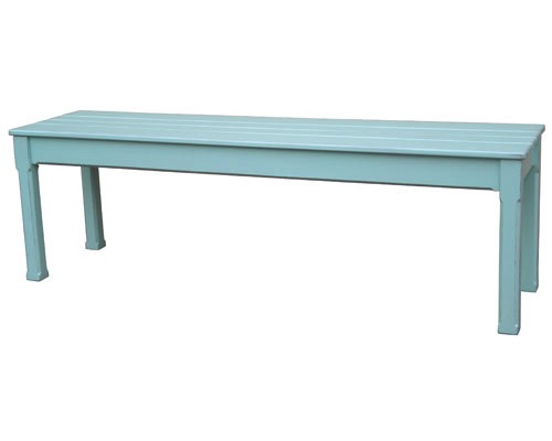 COTTAGE QUEEN BENCH- S/O FINISH- RW AQUA