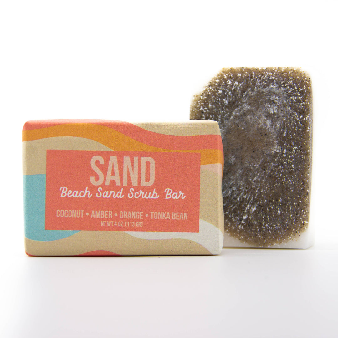 SAND Beach Sand Scrub Soap Bar - Customizable