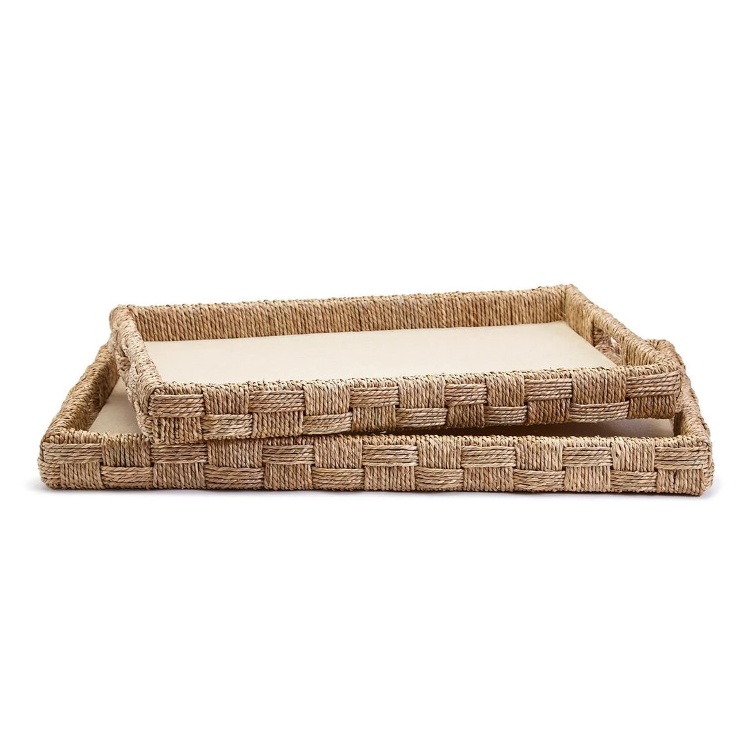 SEAGRASS RATTAN TRAY
