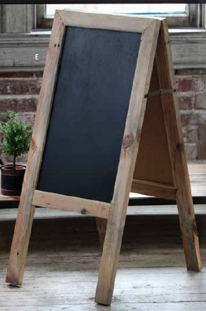 TWO-SIDED CHALKBOARD