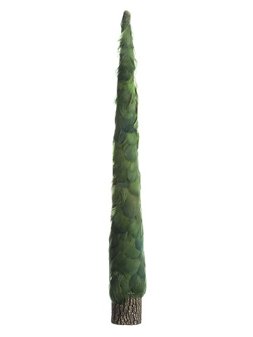 27” FEATHER TOPIARY TREE