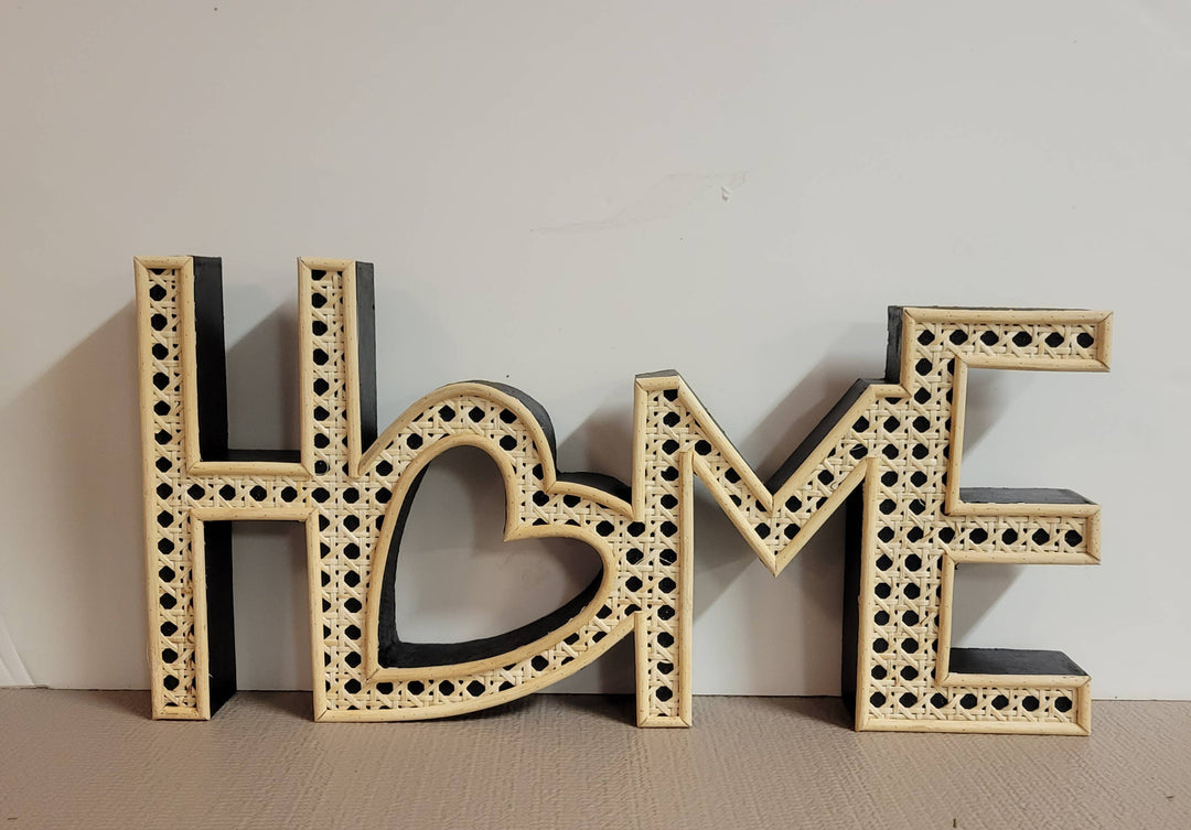 Home Sign - Rattan